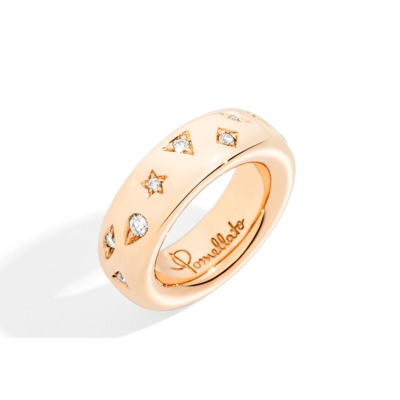 Bague diamants Or rose Pomellato Bague diamants Or rose Pomellato