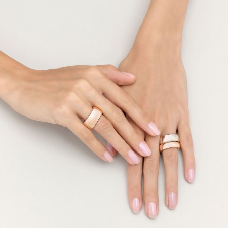 Bague ICONICA Moyen format en or rose