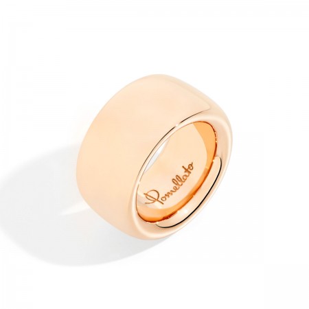 BAGUE ICONICA MAXI FORMAT EN OR ROSE