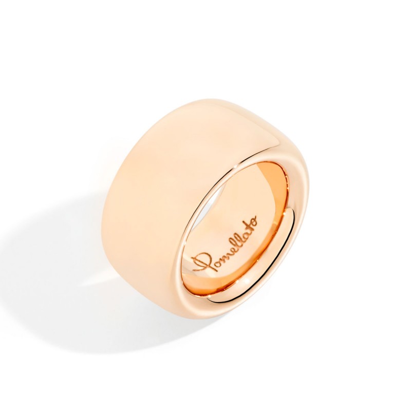 BAGUE ICONICA MAXI FORMAT EN OR ROSE