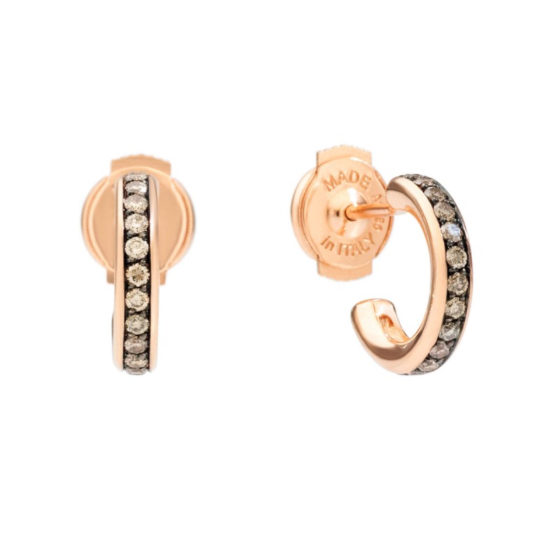 ICONICA en or rose 18 carats, 32 diamants marrons 0,4 ct - Pomellato