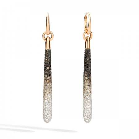 SABBIA or rose 18 ct et 606 diamants blancs, bruns et noirs traités - Pomellato