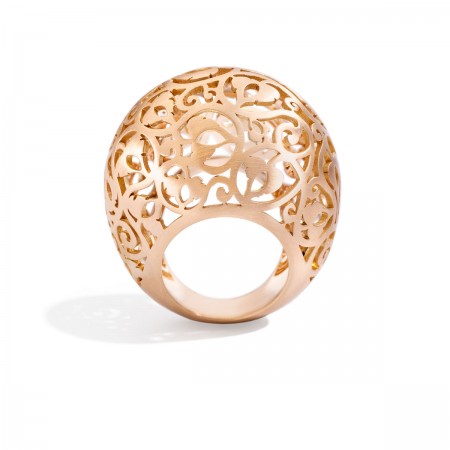 Bague en Or Rose Mat