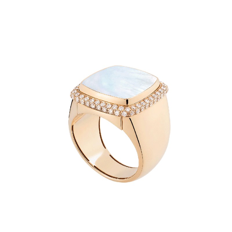 Bague Pain de Sucre - diamants blancs