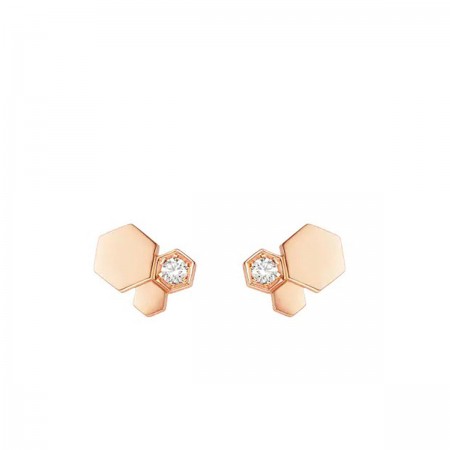 Boucles d'oreilles Bee My Love - serti de diamants taille brillant - Chaumet