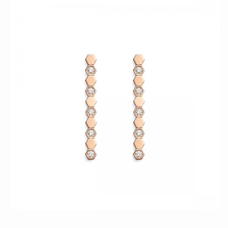 Boucles d'oreilles Bee My Love en or rose - Chaumet