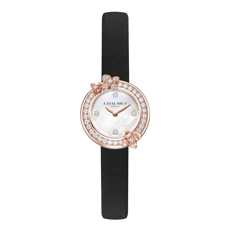 Montre Hortensia Eden-Nacre Blanche Montre Hortensia Eden-Nacre Blanche
