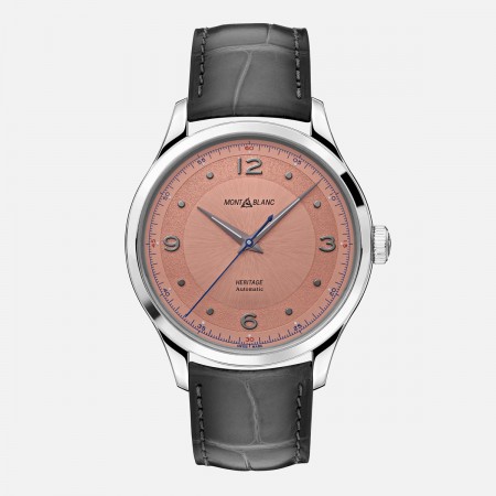 MONTRE MONTBLANC HERITAGE AUTOMATIC -  Cadran  ROSE