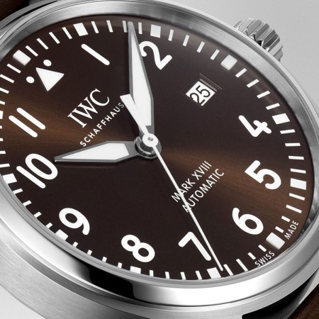 Montre D'AVIATEUR Mark XVIII, cadran brun IWC