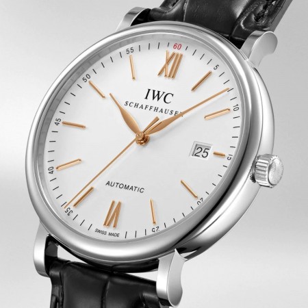 Montre IWC Automatic - Seconde au centre avec dispositif d’arrêt