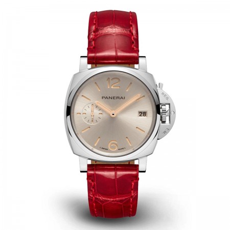 Montre femme Panerai - bracelet rouge