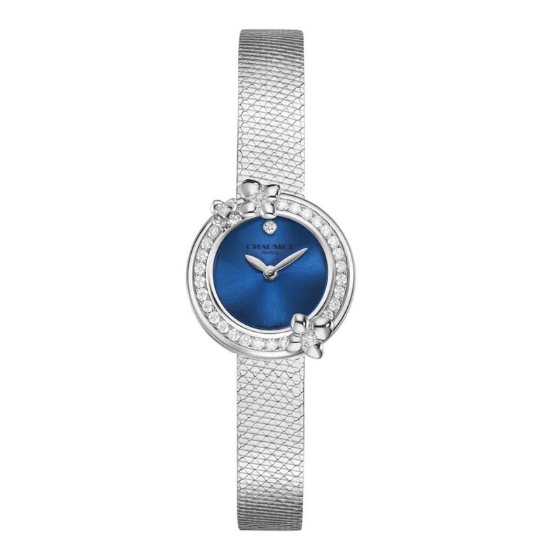 Montre Hortensia "Eden" - Laque Bleu Chaumet Montre Hortensia "Eden" - Laque Bleu Chaumet
