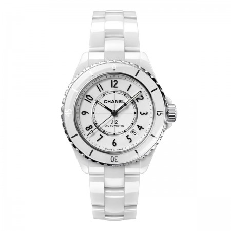Montre Chanel J12  - Cadran : blanc laqué