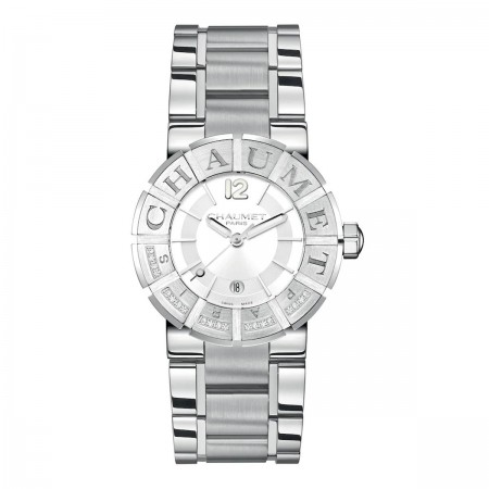 Montre Chaumet-Laque blanc-Metal