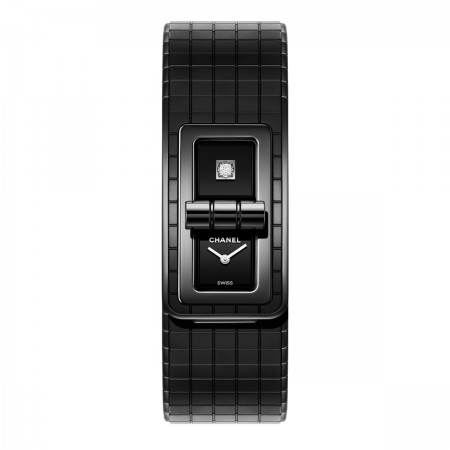 Montre CODE COCO So Black - Céramique haute résistance noire et acier - CHANEL - Vue par défaut - voir la version taille réelle
