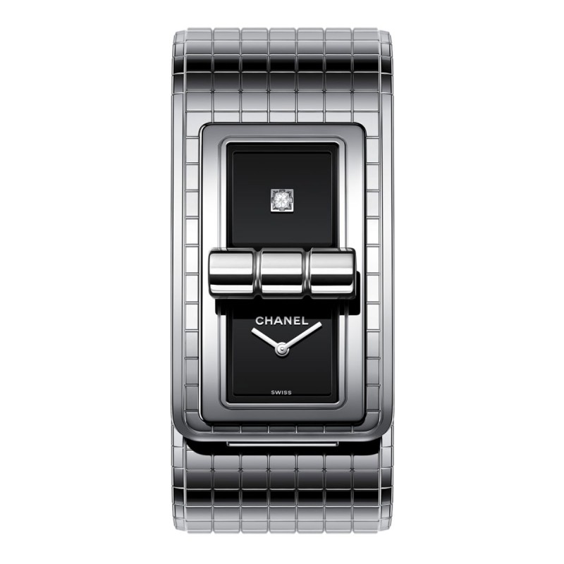 Montre CODE COCO Oversize - Acier et titane - CHANEL - Vue par défaut - voir la version taille réelle
