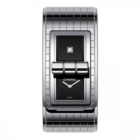 Montre CODE COCO Oversize - Acier et titane - CHANEL - Vue par défaut - voir la version taille réelle