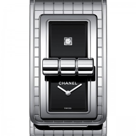 Montre CODE COCO Oversize - Acier et titane - CHANEL - Vue par défaut - voir la version taille standard