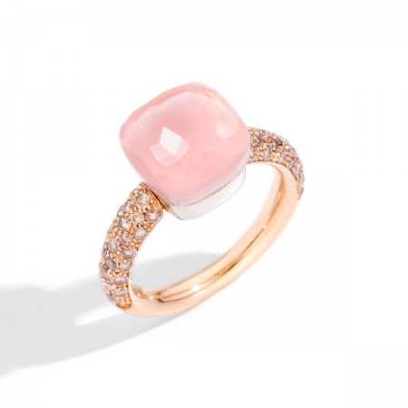 bague Nudo Quartz rose classic